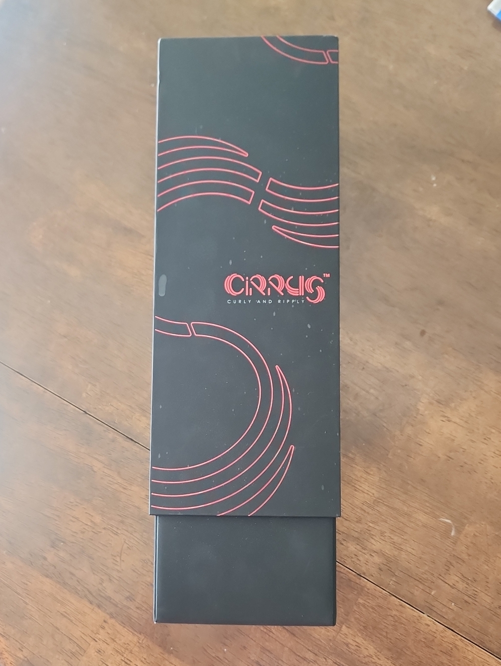 NWT Cirrus Curly & Ripple Hair Tool Box – Black with Red Accents
